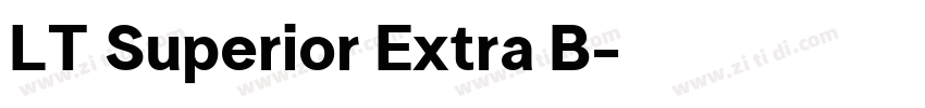 LT Superior Extra B字体转换 LT Superior Extra B字体转换